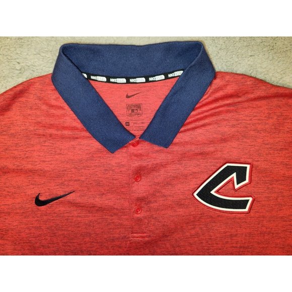 NIKE BSBL Cooperstown Collection Cleveland Guardians Polo Shirt Men's XXXL - Picture 2 of 11
